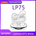 Lenovo PowerBass LP75 - Fones Bluetooth V5.3 com Display LED e Redução de Ruído
