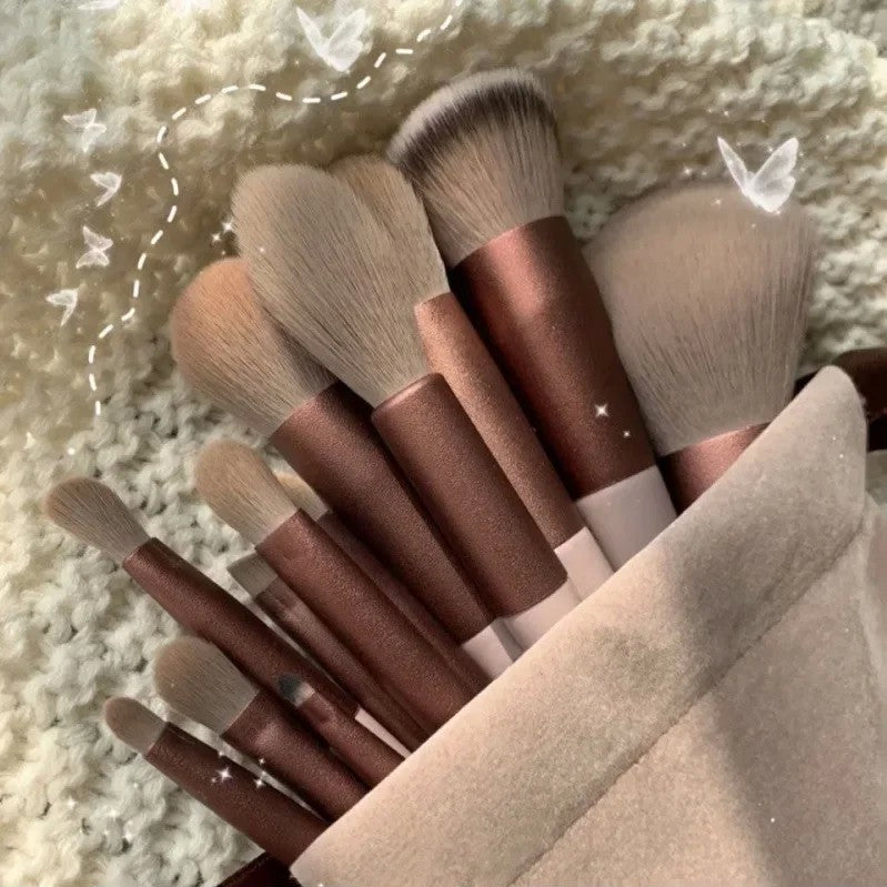 Kit de Pinceis Maange Profissionais - 22 Peças Premium para Olhos e Rosto