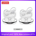 Lenovo PowerBass LP75 - Fones Bluetooth V5.3 com Display LED e Redução de Ruído