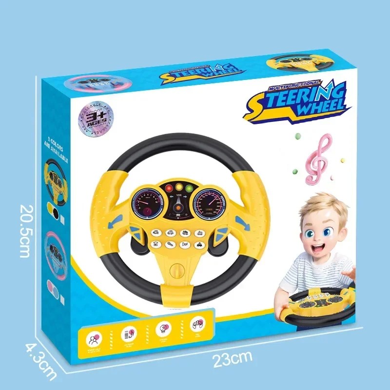 Volante Interativo Infantil - Sons, Luzes e Aprendizado Divertido
