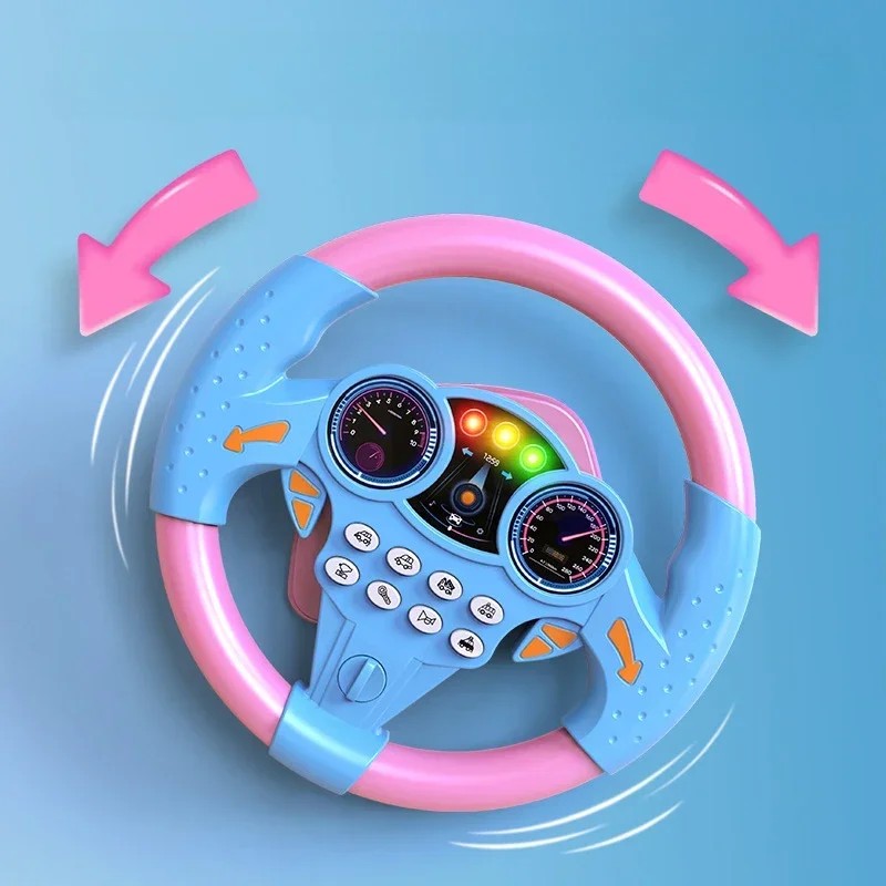 Volante Interativo Infantil - Sons, Luzes e Aprendizado Divertido