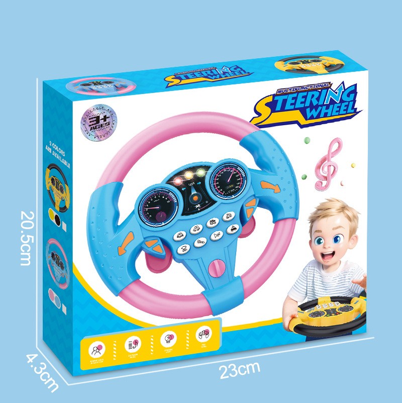Volante Interativo Infantil - Sons, Luzes e Aprendizado Divertido