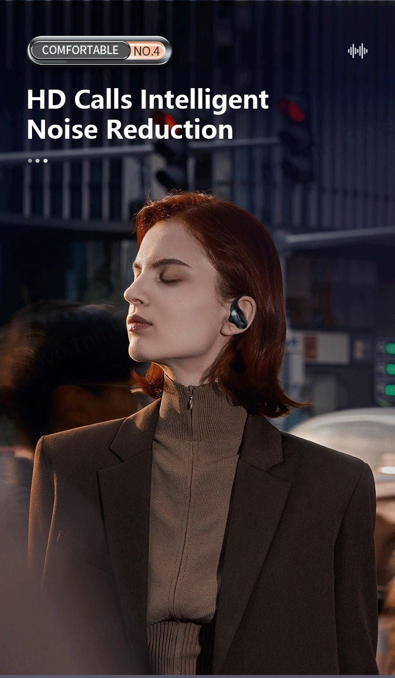 Lenovo PowerBass LP75 - Fones Bluetooth V5.3 com Display LED e Redução de Ruído