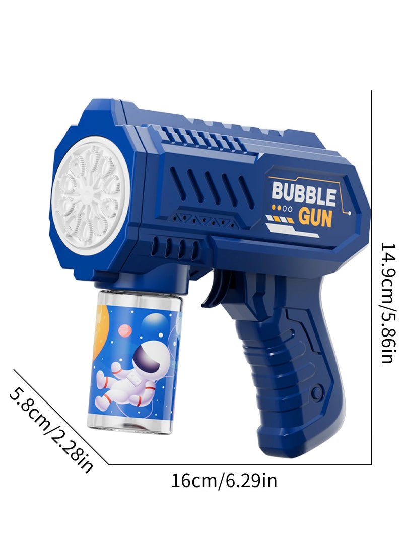 Pistola de Bolhas Espacial Automática - Diversão Ilimitada para Crianças