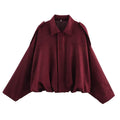 Jaqueta Feminina Oversided em Camurça - Efeito Suede com Gola Lapela, Casual e Estilosa